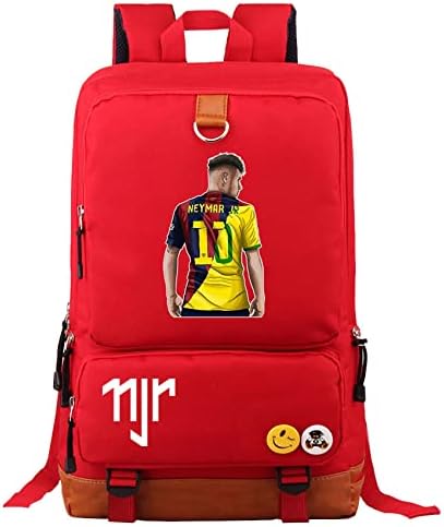 GENGX WesQi Erkek Neymar JR Okul Sırt Çantası, PSG Grafik Seyahat Sırt Çantası Hafif laptop çantası Genç, Gençlik