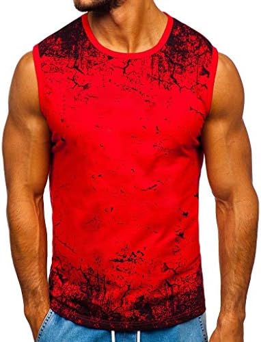 Kas Tankı T-Shirt Atlet Yelek Vücut Geliştirme erkek Kolsuz Spor Salonları Spor Üst erkek Bluz Erkek T Shirt