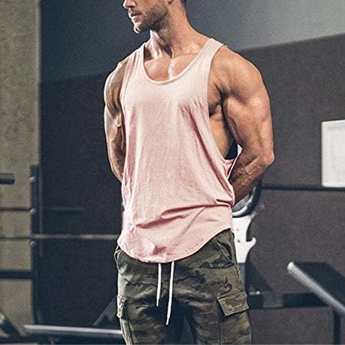 Kas Tankı T-Shirt Atlet Yelek Vücut Geliştirme erkek Kolsuz Spor Salonları Spor Üst erkek Bluz Erkek T Shirt