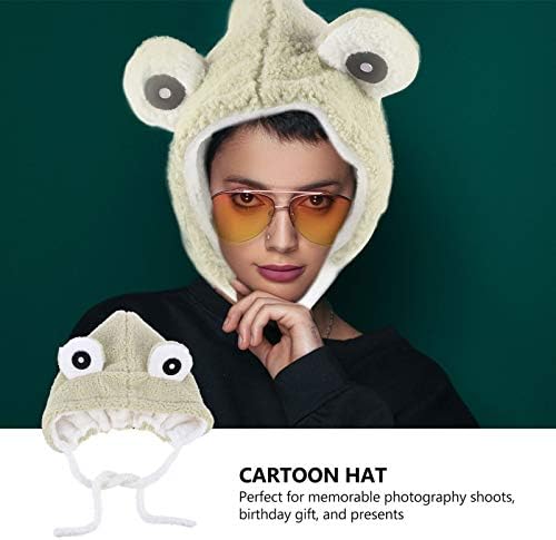 BESTOYARD Kız Yürümeye Başlayan Giysi Karikatür Hayvan Şapka Peluş Kurbağa Şapka Çocuklar Unisex Bebek Yürüyor İsıtıcı