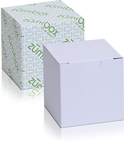 DIY Özelleştirilebilir Mat Beyaz Küp Kutusu Favor Kutusu