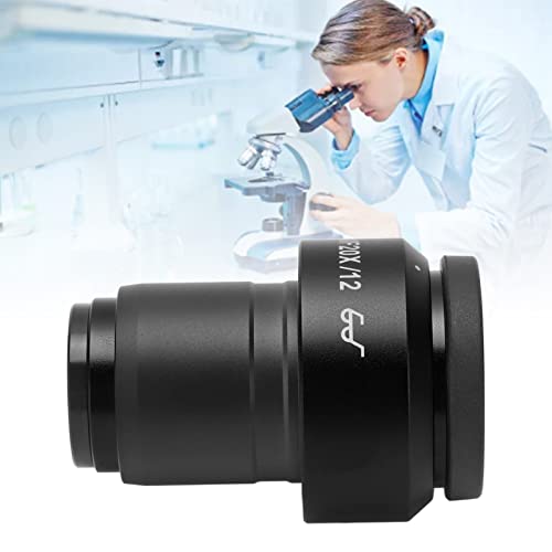 Geniş Açılı Mikroskop Mercek, Yüksek Göz Spot Lens Kaplamalı Lens İş için kolay kurulum (Siyah)