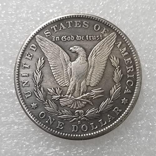 Antika El Sanatları 1885 S Baskı Bakır Gümüş Kaplama Morgan Gümüş Dolar Koleksiyonu
