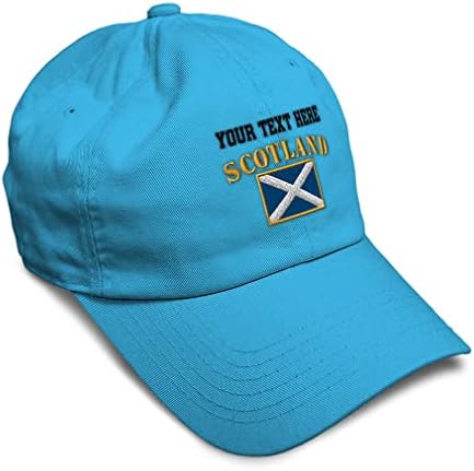 Hızlı Artıları Yumuşak beyzbol şapkası İskoçya Bayrağı Bayrakları Dünya Kupası Futbol Pamuk İşlemeli baba şapkası