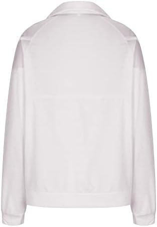 Sonbahar Tişörtü Fermuar Merry Christmas Üstleri Rahat Üniforma Uzun Kollu T Shirt Kadınlar için Beyaz