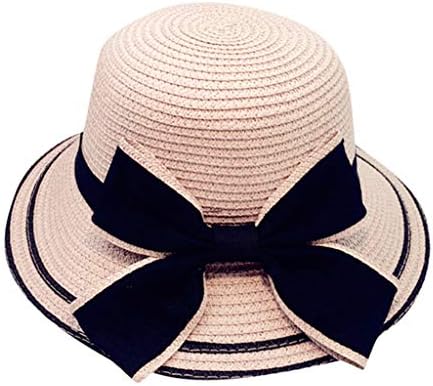 Yaz Güneş Yay Kız Bebek Kap Çocuklar Ağız Kadın Plaj Düz Ebeveyn-Çocuk Hasır Şapka Beyzbol Kapaklar Gibi Mike Şapka