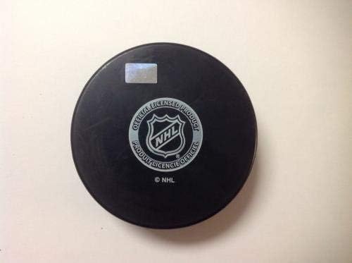 Markus Nutivaara İmzalı Columbus Blue Ceketler Hokey Diski b İmzalı NHL Diskleri