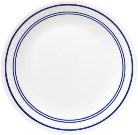 Corelle Livingware Yemek Tabağı, 10-1 / 4 inç, Klasik Kafe Mavisi