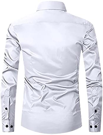 Gömlek Erkekler için 2023 Yaz Uzun Kollu Artı Boyutu Düğme Aşağı Baskılı Y2k Üstleri Rahat Moda Yakalı Bluzlar