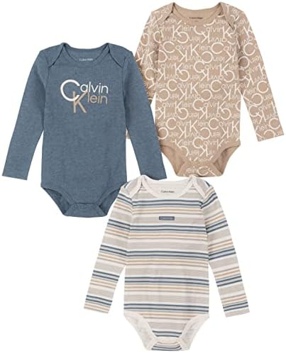 Calvin Klein Kız bebek 3'lü Paket Bodysuit