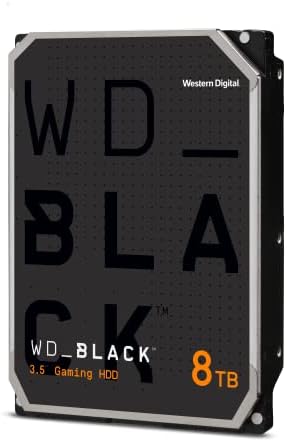 WD_BLACK 8TB Oyun Dahili Sabit Disk HDD - 7200 RPM, SATA 6 Gb/sn, 128 MB Önbellek, 3.5 - WD8002FZWX ve 1TB SN770