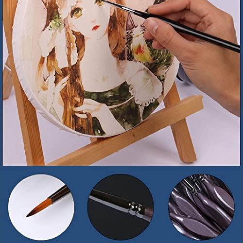 WXBDD Detay Boya Fırçası Koleksiyonu, 15 Detay Boya Fırçası Minyatür Boyama Fırçası Sanatçı Boyalı Fırça