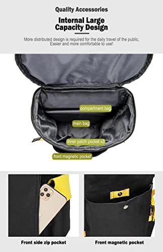 RTUORETO Kirpi Karikatür Sırt Çantası 18 İnç Laptop Sırt Çantaları Rahat Sırt Çantası Anime Bookbag Oyun Çantaları