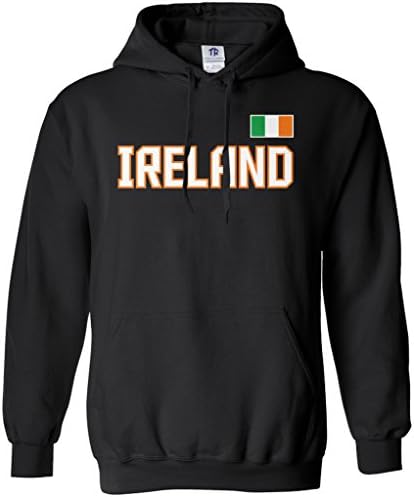 Threadrock İrlanda Ulusal Gurur Unisex Kapüşonlu Sweatshirt