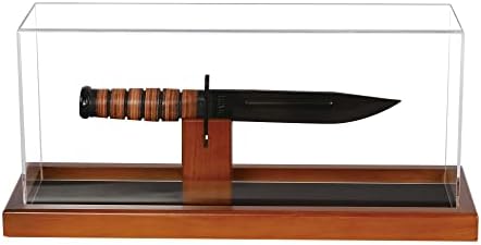 Bıçak Vitrin Standı Tutucu 13 İnç'e kadar tutar av bıçağı veya Çakı, Şeffaf Kapak