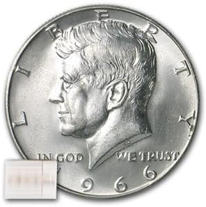 1965-1969 10 $Nominal Değer %40 Kennedy Yarım Dolar (Rolls-BU)