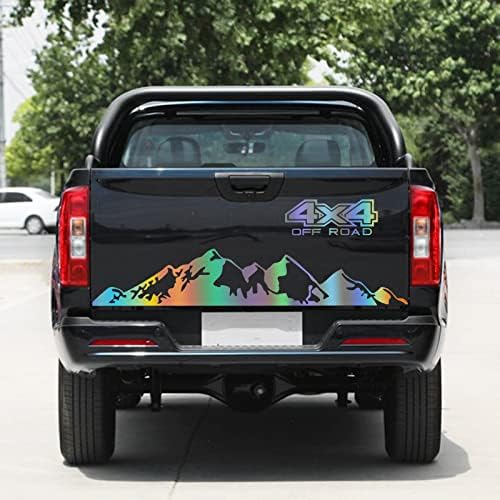 SUNBREATH Kamyon Bagaj Kapağı çıkartma Araba Vücut Sticker 4X4 Dağlar Grafik Vinil Şerit Dekorasyon Aksesuarları