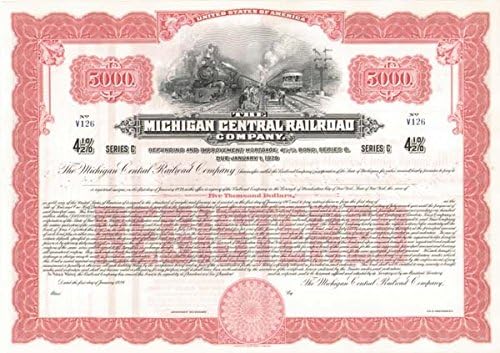Michigan Merkez Demiryolu-Kayıtlı Tahvil (Finansmansız)
