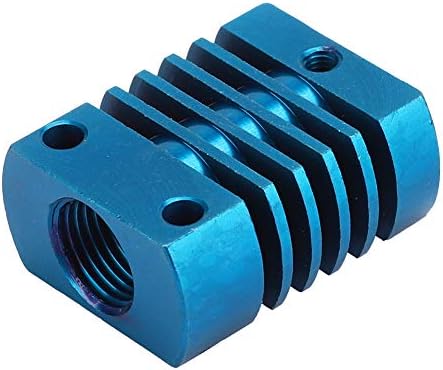 PUSOKEİ 3D yazıcı CR8 ısı dağılımı alüminyum tüp mavi, MK10 ekstruder ısı borusu sabit ısı dağılımı alüminyum parçalar,
